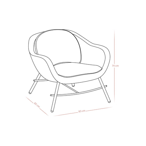 Low Bow Armchair