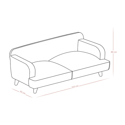 Glam Emboss Sofa