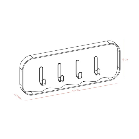 Flow coat rack